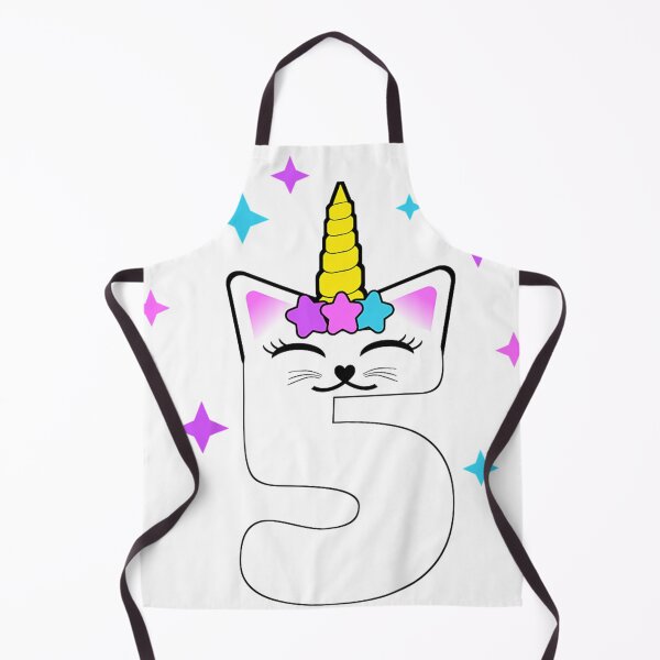 Item preview, Kids 5 Year Old Cat Unicorn Caticorn 5th Birthday Party Girls designed and sold by XuXue.
