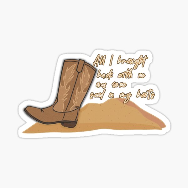 Sand in my boots | Art Board Print