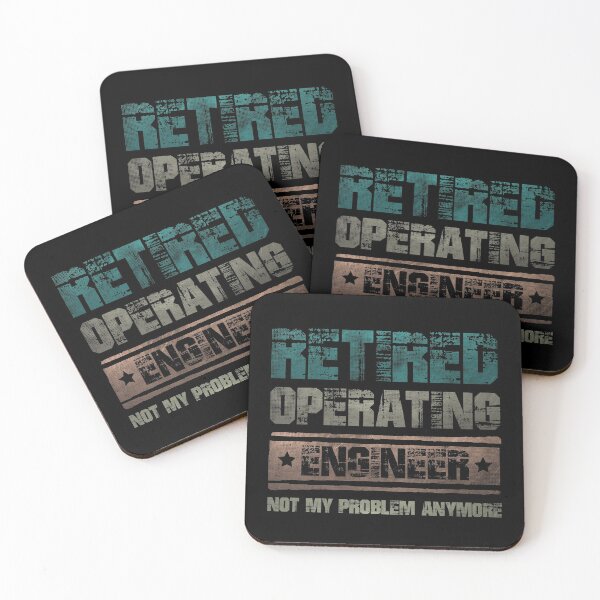 Item preview, Retired Operating Engineer designed and sold by GR-ART.