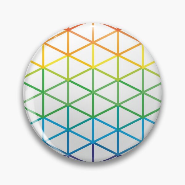 Item preview, Rainbow Diamond Minimal Grid Geometric Abstract Multicolored Pattern designed and sold by patternsoup.