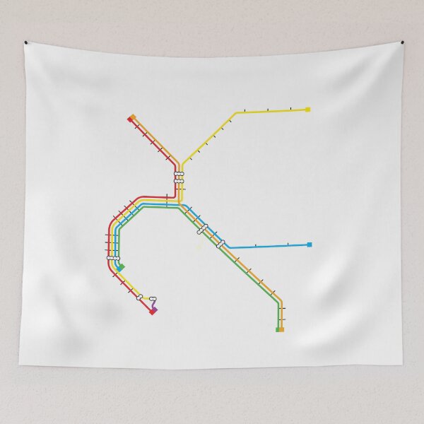 Item preview, Bay Area transit map designed and sold by jay-p.