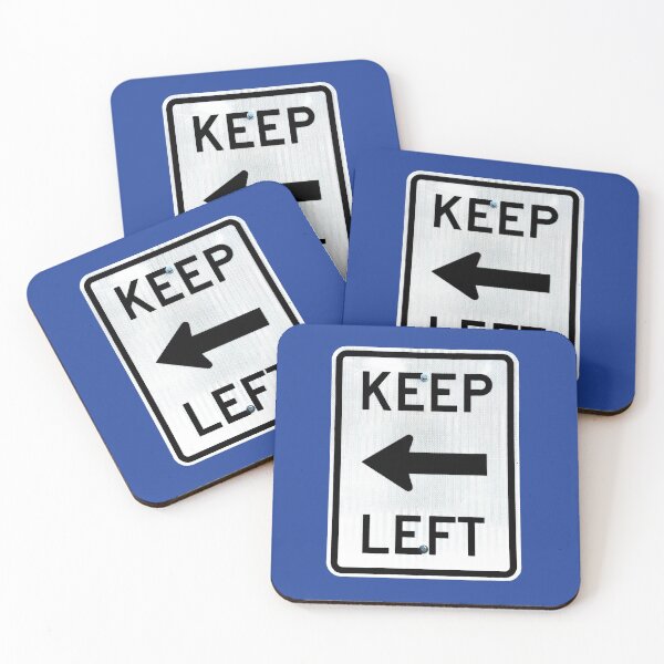Item preview, Keep Left Street Street Sign designed and sold by SignsAreReal.