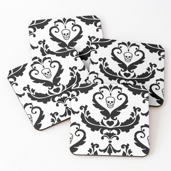 Item preview, Valentines black pattern designed and sold by VeninDore.