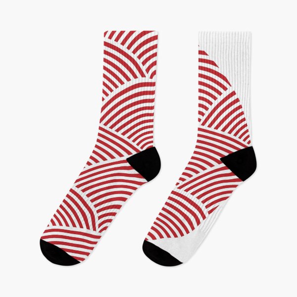 Item preview, Wave pattern - Circle red designed and sold by DjinaDesign.