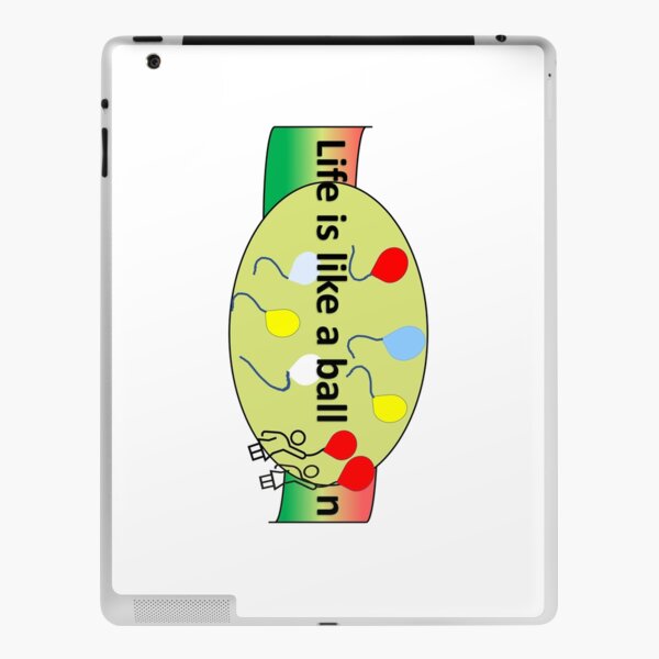 Colorful Vibrant design-Life is like a balloon iPad Skin