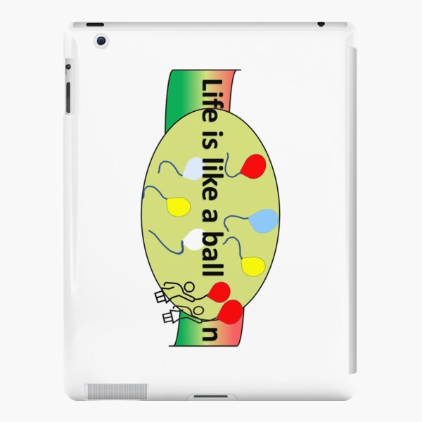 Colorful Vibrant design-Life is like a balloon iPad Snap Case