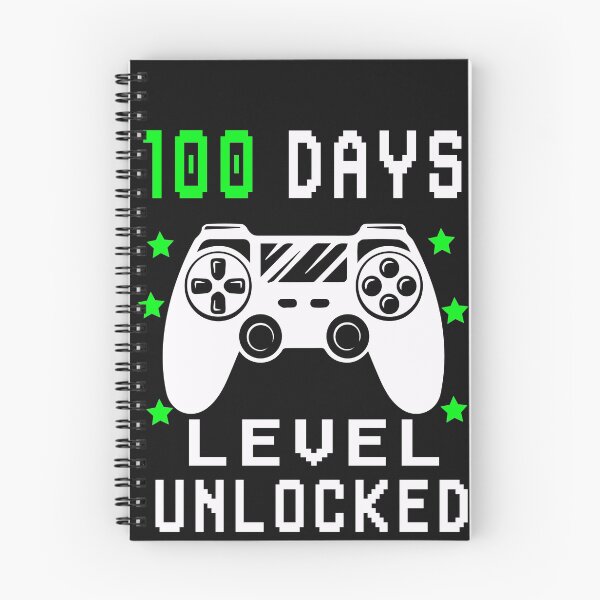 Item preview, Happy 100th Day of School Gamer level unlocked designed and sold by binly123.