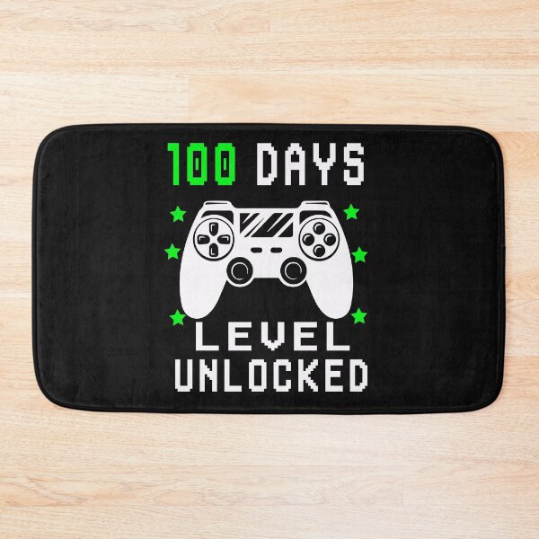 Item preview, Happy 100th Day of School Gamer level unlocked designed and sold by binly123.