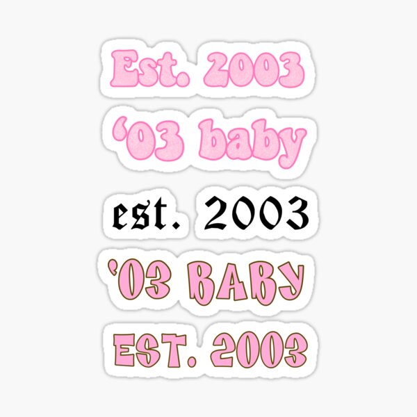 Item preview, 2003 Baby Sticker Pack designed and sold by sophaesthetic.