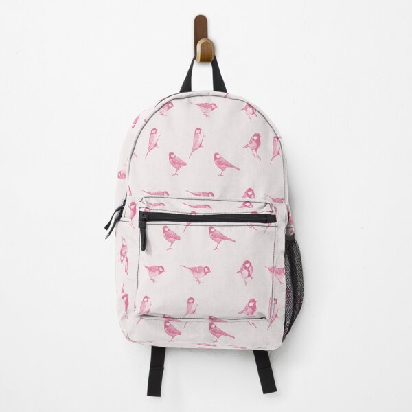 Item preview, Pastel Pink Birds on White designed and sold by AlteredAtelier.