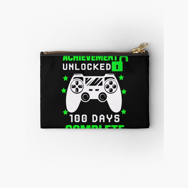 Item preview, Achievement Unlocked Happy 100th Day of School Gamer level complete designed and sold by binly123.