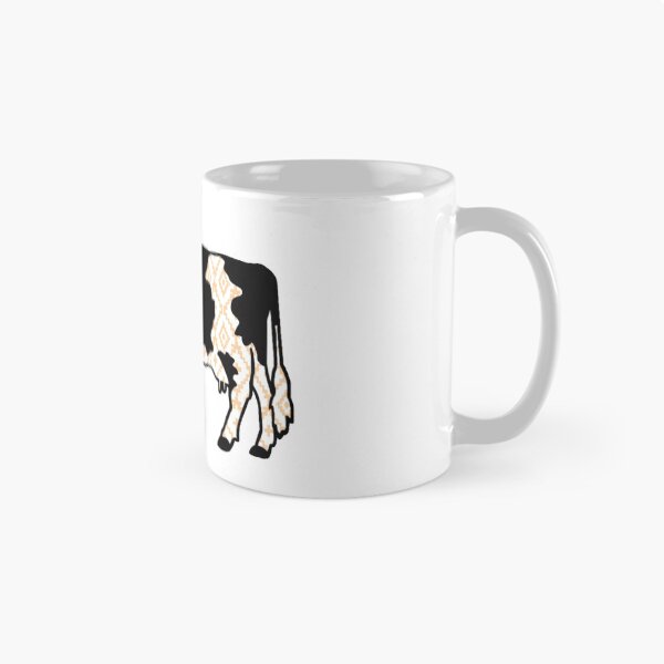 Item preview, Rustic Yellow Aztec Dairy Cow Silhouette  - NOT FOR RESALE WITHOUT PERMISSION designed and sold by l-oh.