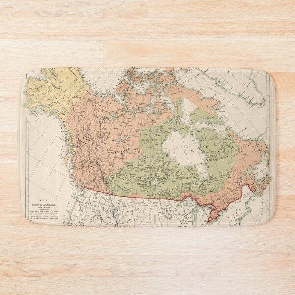 Item preview, Map of North America in 1857 designed and sold by ganje.