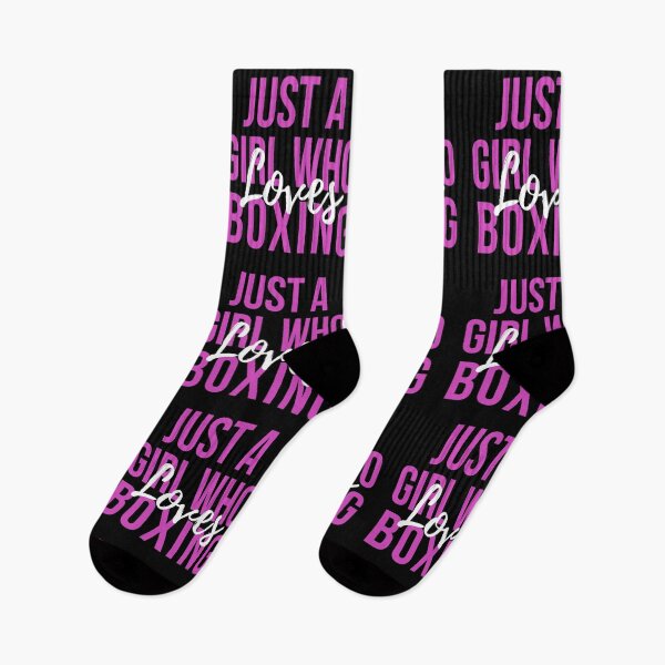 Item preview, Just A Girl Who Loves Boxing designed and sold by CreacionsMeraki.