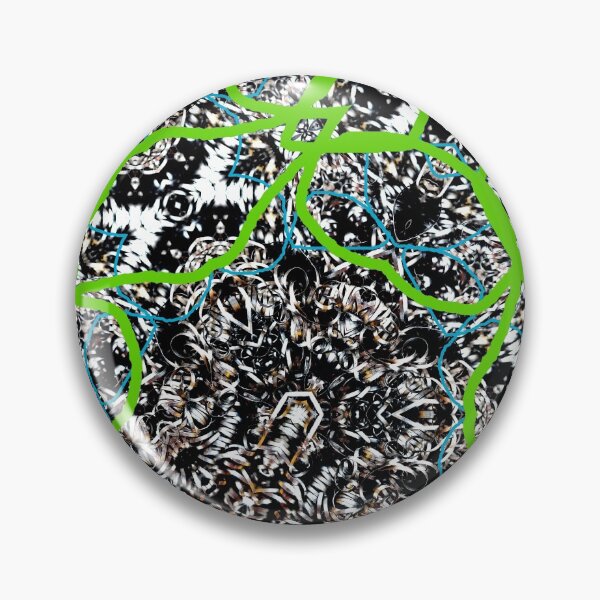 Item preview, Steel Wire with Blue and Green Lines Pattern designed and sold by Geoff Treagus.