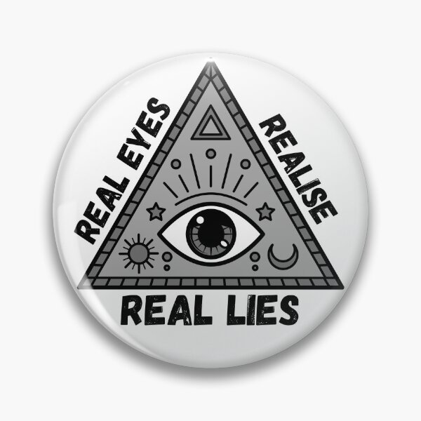 Item preview, Real Eyes Realise Real Lies Grey designed and sold by Ninjakandy.