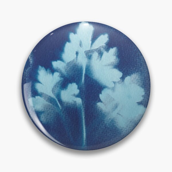 Item preview, parsley cyanotype designed and sold by shittydrawing.