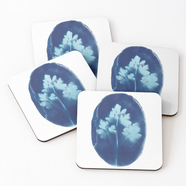 Item preview, parsley cyanotype designed and sold by shittydrawing.
