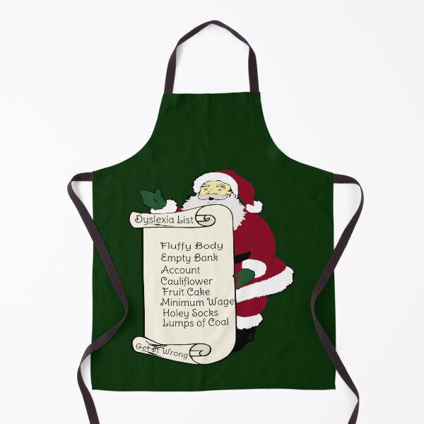 Item preview, Santa's Dyslexia List designed and sold by AndPeace702.