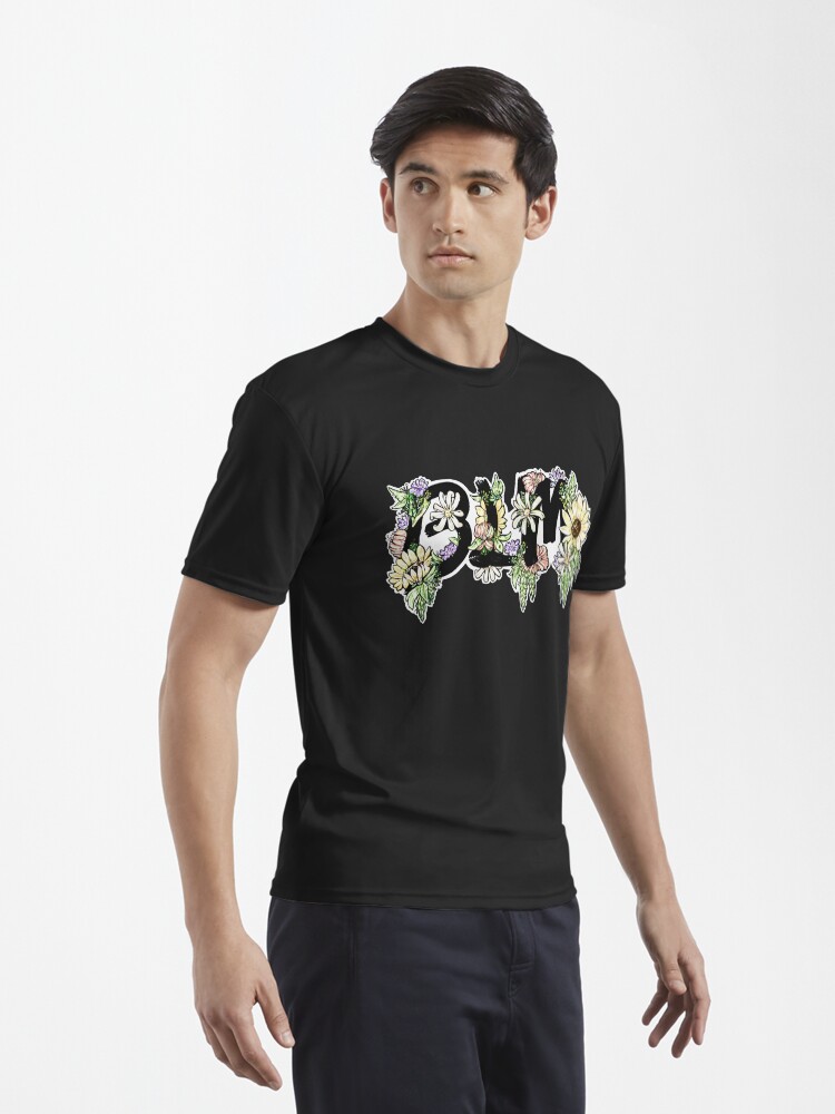 Thumbnail 3 of 7, Active T-Shirt, BLM - Black Lives Matter Floral designed and sold by werewolfmack.