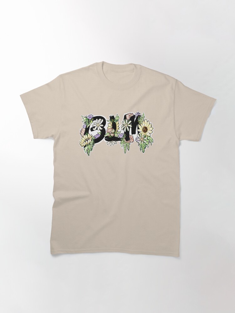 Thumbnail 2 of 7, Classic T-Shirt, BLM - Black Lives Matter Floral designed and sold by werewolfmack.