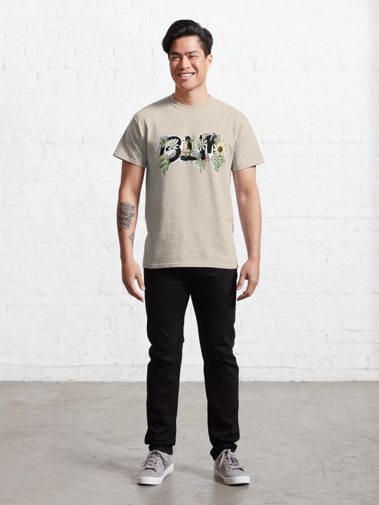 Classic T-Shirt, BLM - Black Lives Matter Floral designed and sold by werewolfmack