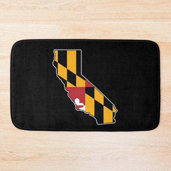 Item preview, Maryland Flag California Map designed and sold by MarylandStyle.