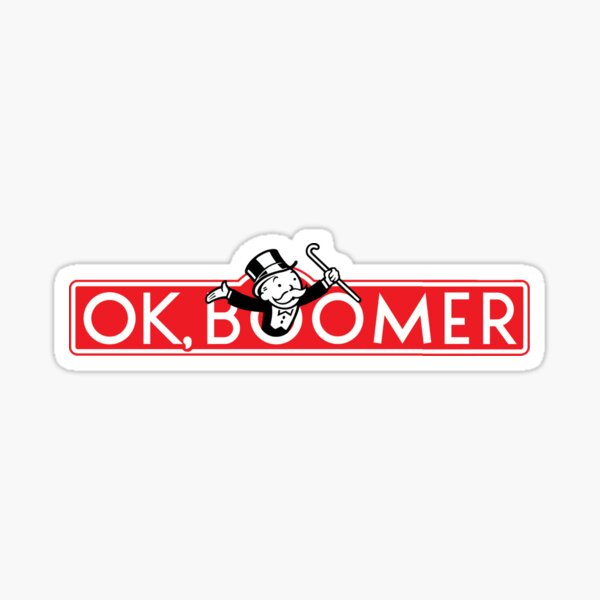 Item preview, Ok Boomer Board Game Logo Parody designed and sold by YabYumShop.