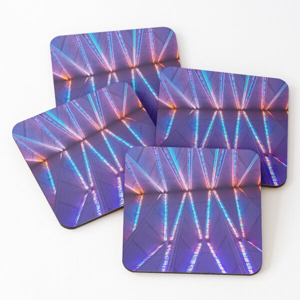 Item preview, Blue Colorful Stained Glass Ceiling Panels designed and sold by TKsTees.