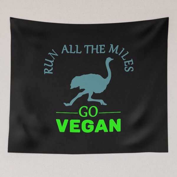 Item preview, Run All The Miles Go Vegan - Funny Running Ostrich designed and sold by leo121687.