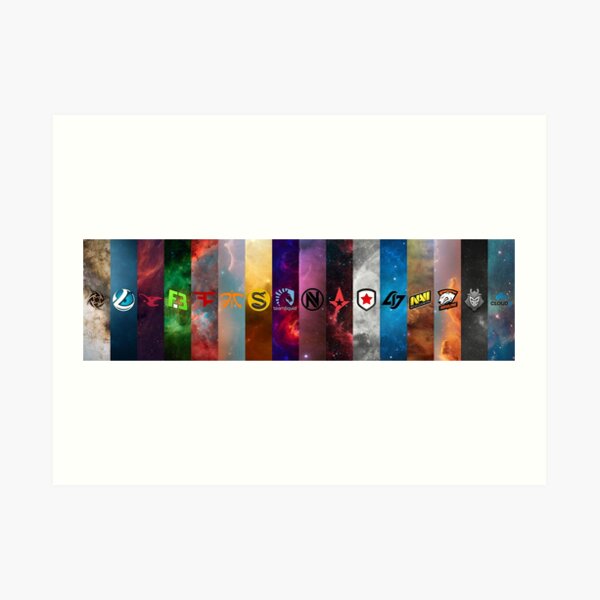 CSGO MAJOR 2016 TEAMS Art Print