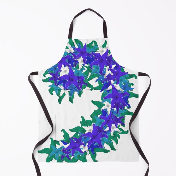 Item preview, Blue Floral Golden Ratio Spiral designed and sold by kaiello1.
