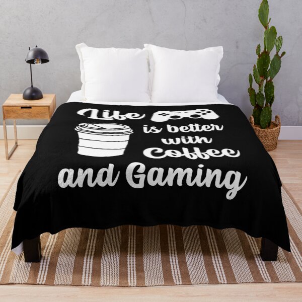 Item preview, Life Is Better With Coffee And Gaming designed and sold by Crafty-Mornings.