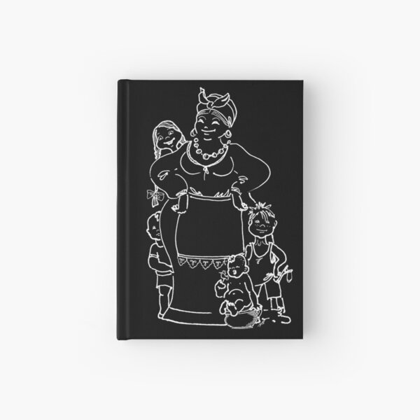 Family (white on a dark background) Hardcover Journal