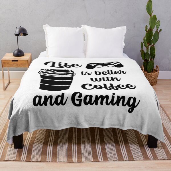 Item preview, Life Is Better With Coffee And Gaming designed and sold by Crafty-Mornings.