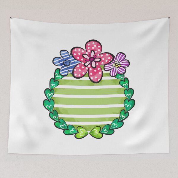 Item preview, Floral Crown Heart designed and sold by MisPuHoney.