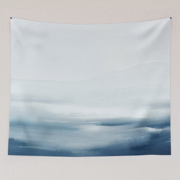 Item preview, Abstract Watercolor Blue Art Print By LandSartprints designed and sold by LandSartprints.