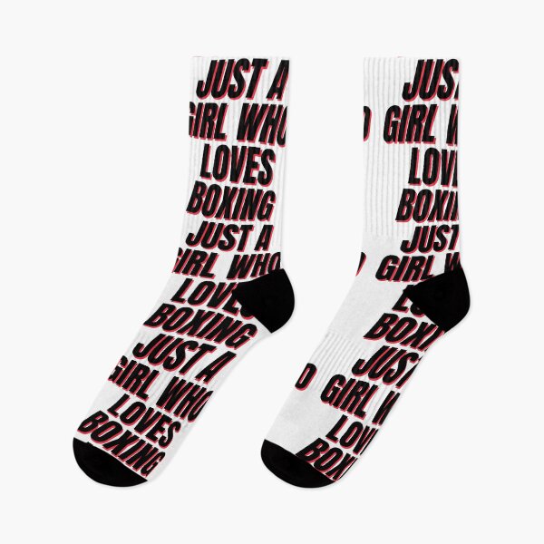 Item preview, Just A Girl Who Loves Boxing designed and sold by CreacionsMeraki.