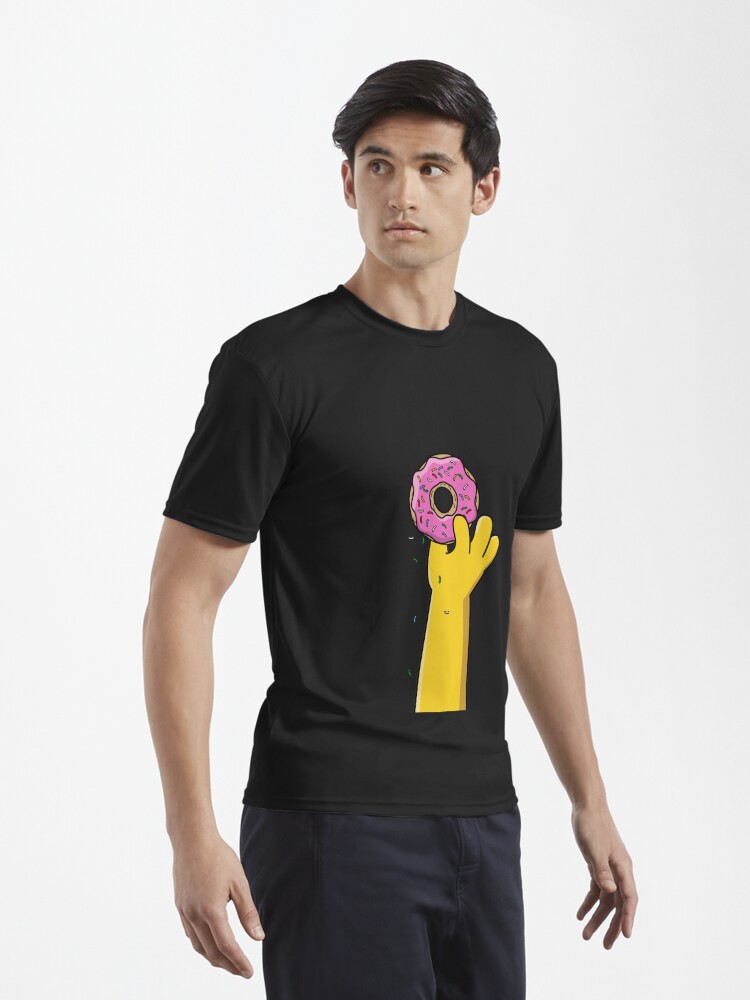 The Simpsons Men's Graphic Tee Shirt Homer Donut, Sizes S-3XL, Mens T-Shirts  