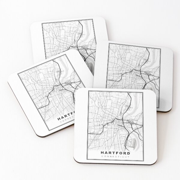 Item preview, Hartford Map designed and sold by Tamas Das.