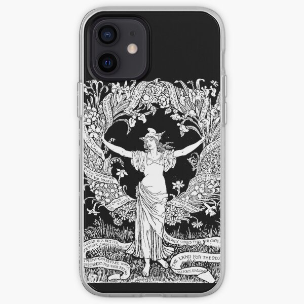 Walter Crane: A Garland for May Day 1895 iPhone Soft Case
