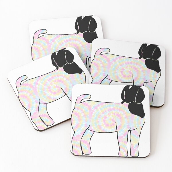 Item preview, Rainbow Tie Dye Market Show Doe Silhouette - NOT FOR RESALE WITHOUT PERMISSION designed and sold by l-oh.