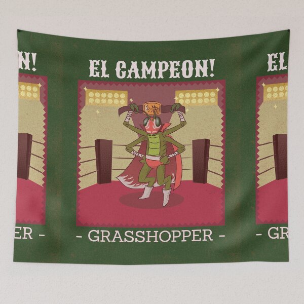Item preview, El Saltamontes Campeon designed and sold by Inspireaglow.