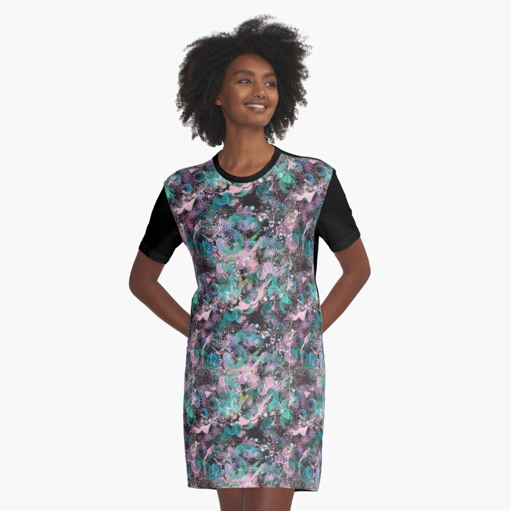 Item preview, Graphic T-Shirt Dress designed and sold by LilyBurgess.