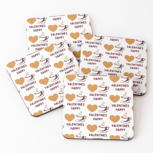 Item preview, Waffle And Coffee Valentines designed and sold by WorldPrintTees.