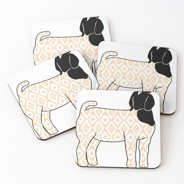 Item preview, Rustic Yellow Aztec Market Show Doe Silhouette - NOT FOR RESALE WITHOUT PERMISSION designed and sold by l-oh.