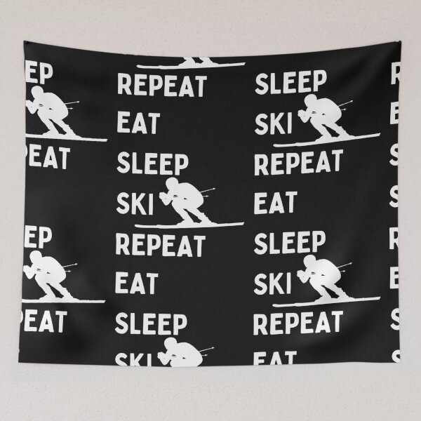 Item preview, Eat Sleep Ski Repeat designed and sold by Imaginative Expressions⭐️ ⭐️ ⭐️ ⭐️ ⭐️.