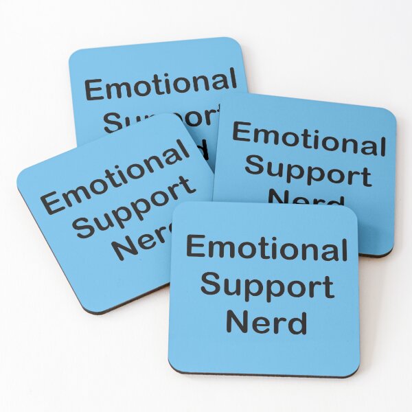 Item preview, Emotional Support Nerd designed and sold by Hmg621.