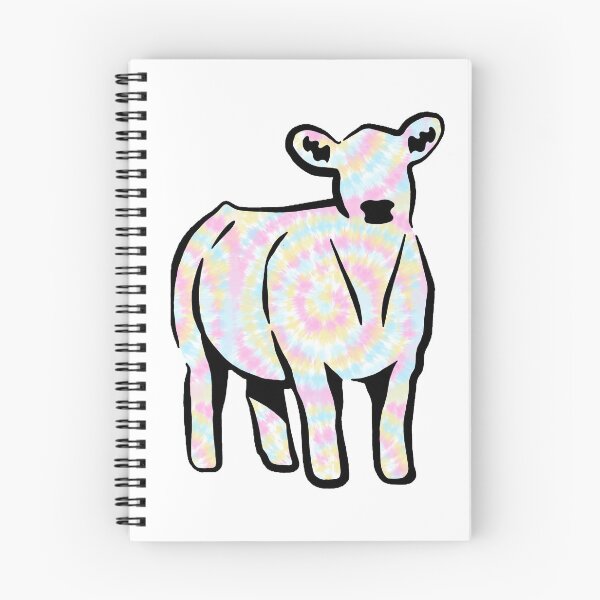 Item preview, Rainbow Tie Dye Cow Silhouette  - NOT FOR RESALE WITHOUT PERMISSION designed and sold by l-oh.