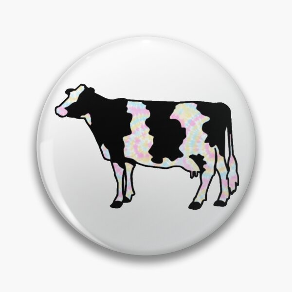 Item preview, Rainbow Tie Dye Dairy Cow Silhouette  - NOT FOR RESALE WITHOUT PERMISSION designed and sold by l-oh.